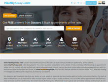 Tablet Screenshot of healthyalways.com